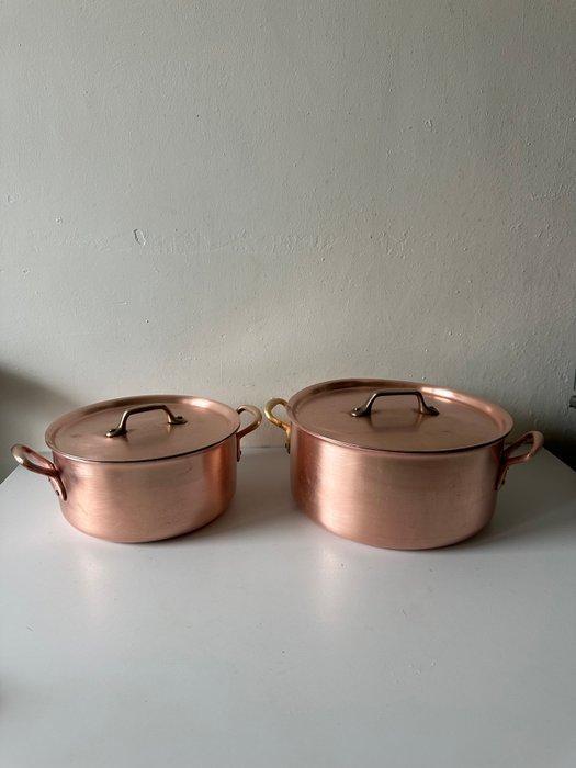 unicorn - Pot (2) - Koper, Antiek en Kunst, Antiek | Keukengerei