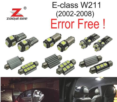 KIT 25 AMPOULES LED INTÉRIEUR POUR MERCEDES CLASSE E W211 E3, Auto-onderdelen, Verlichting, Verzenden