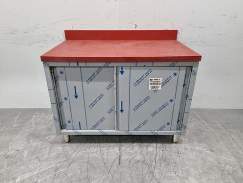 RVS Polyethylene PE Werkkast Kast Snijtafel 2 schuifdeuren, Zakelijke goederen, Horeca | Meubilair en Inrichting, Ophalen of Verzenden