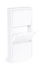 2dekans | Bizzotto Eyvin schoenenrek drie vakken – wit – 50, Ophalen of Verzenden