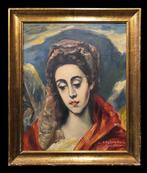 École espagnole (XX) - Madonna de la Lait (Daprès El Greco)