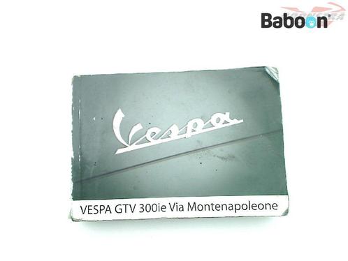 Instructie Boek Piaggio | Vespa GTV 300 4T 4V Ie 2009-2017, Motoren, Onderdelen | Overige, Gebruikt, Verzenden