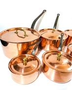 13 kg Made in France - Ensemble de casseroles - Cuivre -