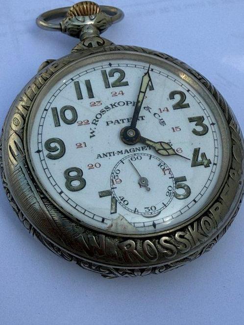 Rosskopf - W. Rosskopf & Co Patent - 1900-1949, Handtassen en Accessoires, Horloges | Heren