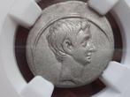 Romeinse Rijk. NGC Ch VF 5/5-2/5 Octavian(Augustus), 44-27, Postzegels en Munten