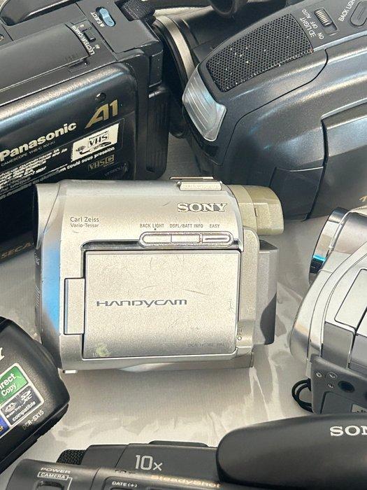 Panasonic, Sony, JVC NV-A1; CCD-TR606E; DCR-HC18E; DCR-SX15;, Collections, Appareils photo & Matériel cinématographique