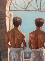 Alexy Berthelot - Hamam, Antiek en Kunst, Kunst | Schilderijen | Modern
