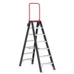 Altrex dubbele trapladder Taurus 2×7 treden met steunbeugel, Doe-het-zelf en Bouw, Ladders en Trappen, Ophalen of Verzenden, Nieuw