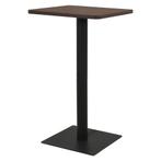 vidaXL Bistrotafel 70x70x107 cm donkeressenkleurig, Huis en Inrichting, Tafels | Eettafels, Verzenden, Nieuw