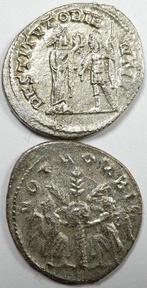 Romeinse Rijk. Valerian I (AD 253–260) Lot of 2. AR