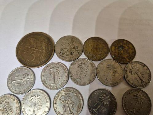 Congo belge. Franc Lot van 24 munten uit Belgisch-Congo, Postzegels en Munten, Munten | Nederland