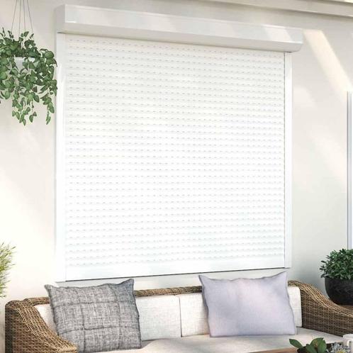 vidaXL Rolluik 160x150 cm aluminium wit, Doe-het-zelf en Bouw, Raamkozijnen en Schuifdeuren, Nieuw, Verzenden
