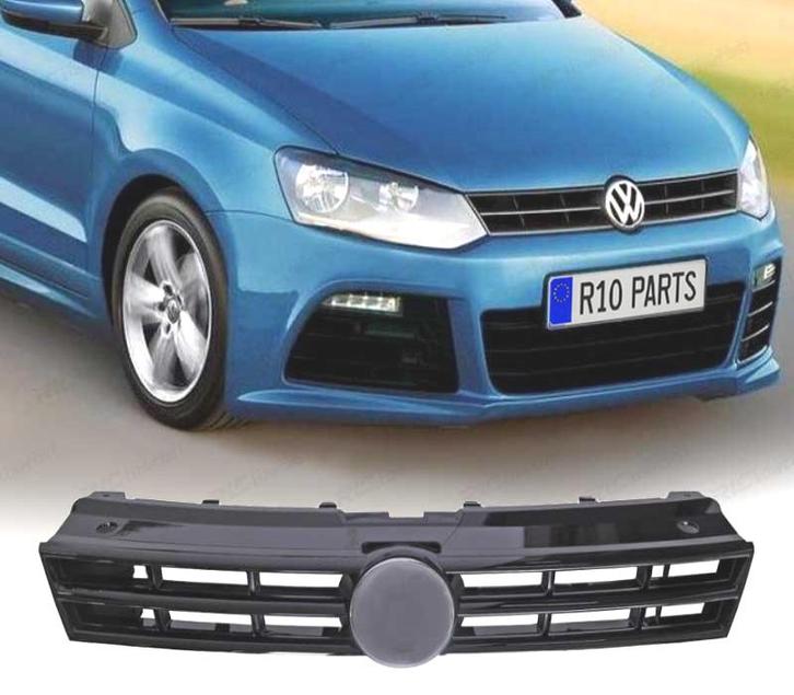 CALANDRE VOLKSWAGEN VW POLO 09-14 NOIR, Auto-onderdelen, Carrosserie, Verzenden