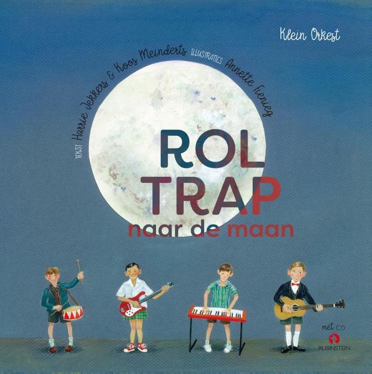 Roltrap naar de maan 9789047624035 Klein Orkest, Boeken, Kinderboeken | Kleuters, Zo goed als nieuw, Verzenden