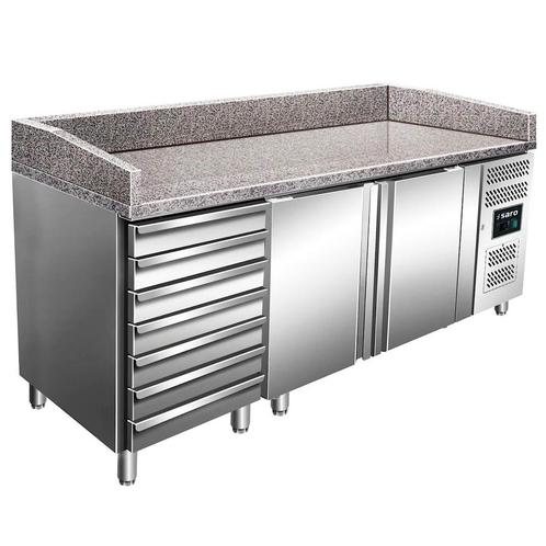 Pizzawerkbank | Energiezuinig | 428L | 2 Deuren + 7, Zakelijke goederen, Horeca | Keukenapparatuur, Nieuw in verpakking, Verzenden
