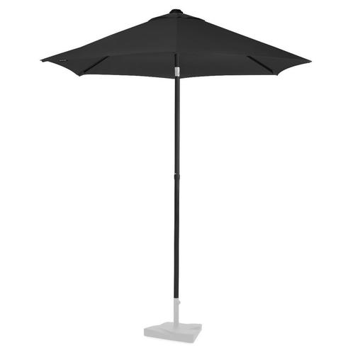 Parasol Torbole – Ø200cm – Premium Parasol | Zwart, Tuin en Terras, Parasols, Nieuw, Verzenden