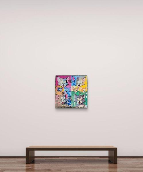 Nicole Lubbers - Too Happy to Catch Jerry XL, Antiek en Kunst, Kunst | Schilderijen | Modern