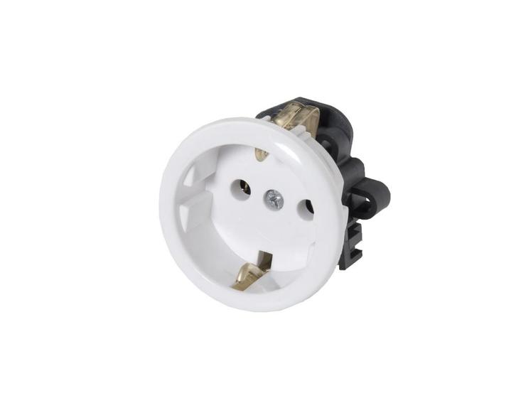 Martin Kaiser 1-Way Inbuilt Device Socket With Shutter Black, Doe-het-zelf en Bouw, Elektriciteit en Kabels, Verzenden