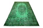 Mooie groene vintage - Vloerkleed - 208 cm - 116 cm - met, Huis en Inrichting, Stoffering | Tapijten en Vloerkleden, Nieuw