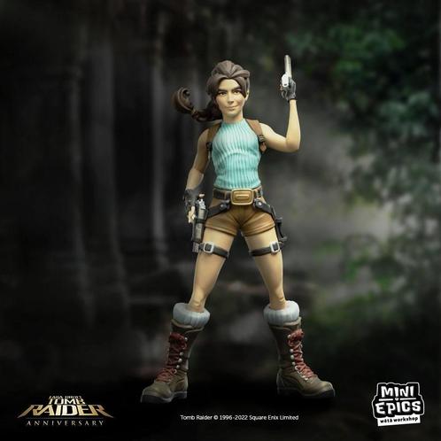 Tomb Raider Mini Epics Vinyl Figure Lara Croft 17 cm, Collections, Cinéma & Télévision, Enlèvement ou Envoi