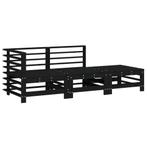 Loungeset Grenen Zwart | OP = OP | Tuinmeubelen Deal, Tuin en Terras, Verzenden, 3 zitplaatsen, Nieuw, Loungeset