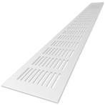 Ventilatiestrip aluminium LxH 800 x 80mm (G61-8008W), Doe-het-zelf en Bouw, Verzenden, Nieuw