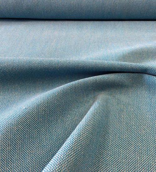 Speciaal geweven stevig en duurzaam blauw/zandkleurig, Antiek en Kunst, Antiek | Tapijten, Tafelkleden en Textiel