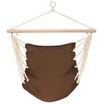 vidaXL Hangstoel opvouwbaar bruin, Tuin en Terras, Hangmatten, Verzenden, Nieuw