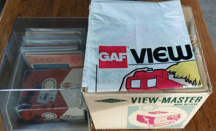 GAF Luxe model en type G + Schijfjes Visionneuse stéréo, Collections, Appareils photo & Matériel cinématographique