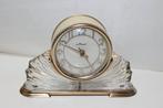 Horloge de bureau - Vintage Bakélite, Cristal, Laiton -