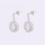 Zonder Minimumprijs - Oorbellen - 14 karaat Witgoud -, Nieuw