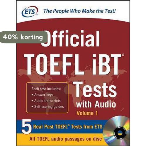 Official TOEFL IBT Tests with Audio 9780071771269, Boeken, Overige Boeken, Gelezen, Verzenden