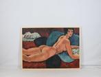 Hugo Brouwer (1913-1986) - Liggend naakt, Antiek en Kunst