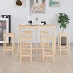 vidaXL 7-delige Barset massief grenenhout, Huis en Inrichting, Verzenden, Nieuw