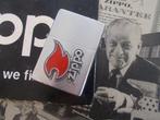 Zippo 2007 replica 1937 lighter with logo and red flame -, Nieuw