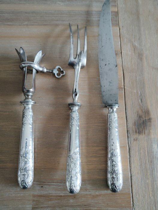 Maison Murat, Paris - Houtwerkset (3) Art Nouveau - Motif, Antiek en Kunst, Antiek | Meubels | Tafels