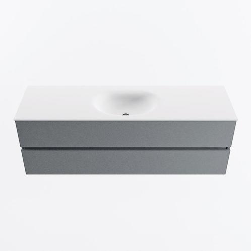 MONDIAZ VICA 150cm badmeubel onderkast Plata 2 lades., Doe-het-zelf en Bouw, Sanitair, Overige typen, Nieuw, Ophalen of Verzenden
