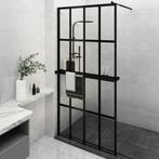 vidaXL Inloopdouchewand met schap 118x190 cm ESG-glas, Verzenden, Nieuw