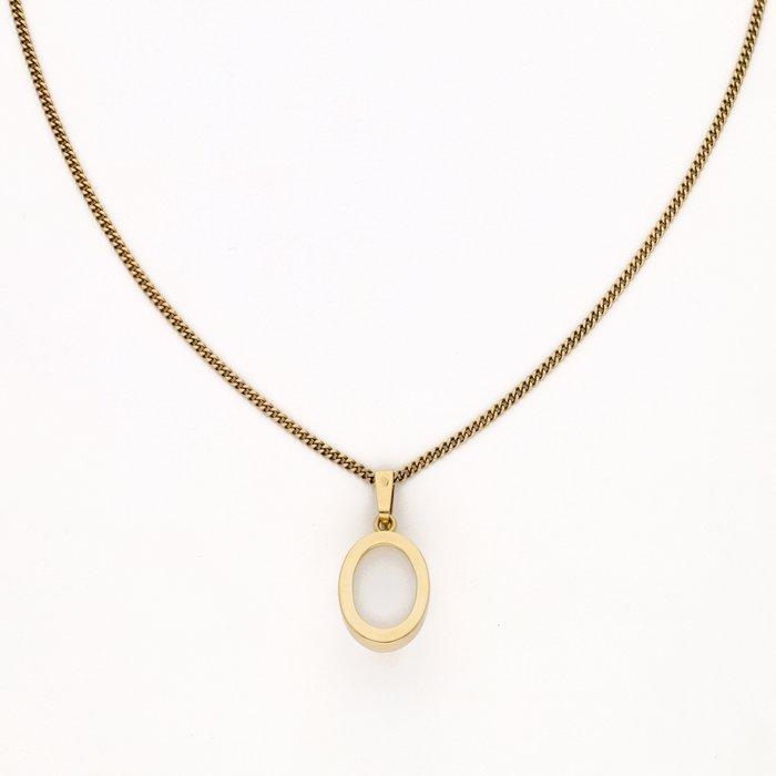 Halsketting - 18 karaat Geel goud - Opaliet, Handtassen en Accessoires, Kettingen