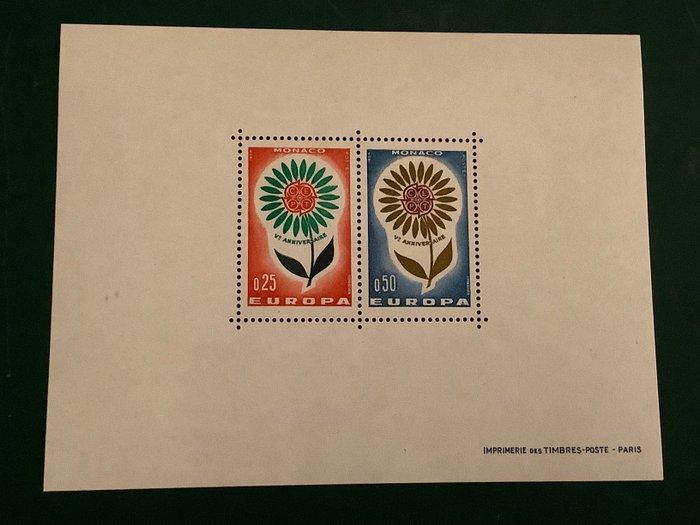 Monaco 1964 - Luxe velletje Europa Cept - MNH - Yvert blok, Timbres & Monnaies, Timbres | Europe | France