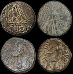 Griekenland (oud) Lot of 4 Æ coins Various types (Zonder, Postzegels en Munten