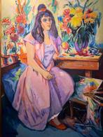 Freek van den Berg (1918-2000) - Schilderes en haar bloemen