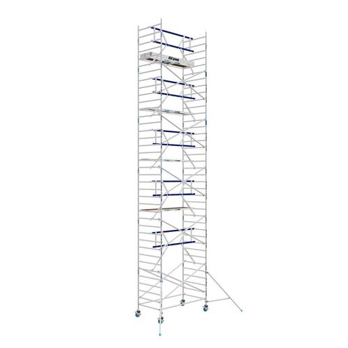 AGS Pro rolsteiger ASC 135 x 250 x 12,2 wh enkelzijdig, Doe-het-zelf en Bouw, Steigers, Rolsteiger of Kamersteiger, Nieuw, 5 meter of hoger