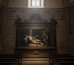 École Baroque Andalouse (XVIII) - La Lamentation sur le, Antiek en Kunst