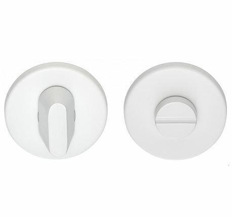 WC-Sluiting 8 mm rond verdekt blind mat wit, Doe-het-zelf en Bouw, Hang- en Sluitwerk, Ophalen of Verzenden