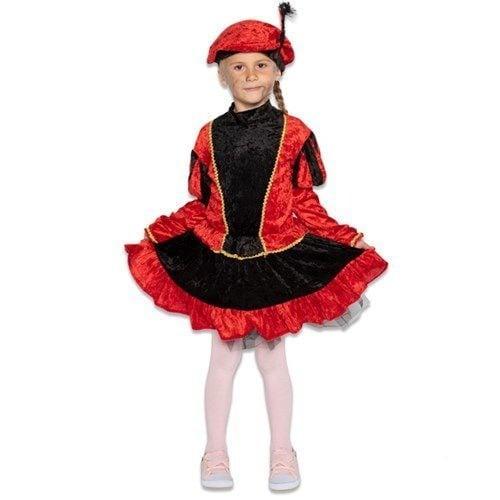 Pietenpak Kind Jurk Met Petticoat Rood, Hobby & Loisirs créatifs, Articles de fête, Envoi