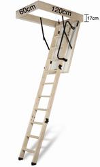 Altrex zoldertrap Woodytrex De Luxe 120x60x17cm, Trap, Nieuw, Ophalen of Verzenden, Opvouwbaar of Inschuifbaar