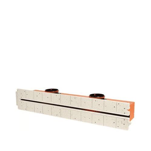 Ergovent instucbaar frameloos lijnrooster 1050 mm | Ø 125 mm, Doe-het-zelf en Bouw, Ventilatie en Afzuiging, Verzenden