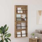 vidaXL Tijdschriftenrek met plank 2 pcs Artisan Eiken 60 x, Huis en Inrichting, Woonaccessoires | Krantenbakken en Lectuurbakken