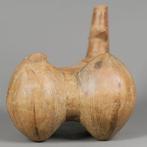Lambayeque Aardewerk pre-Columbian whistling vessel - 13 cm, Antiek en Kunst, Antiek | Overige Antiek